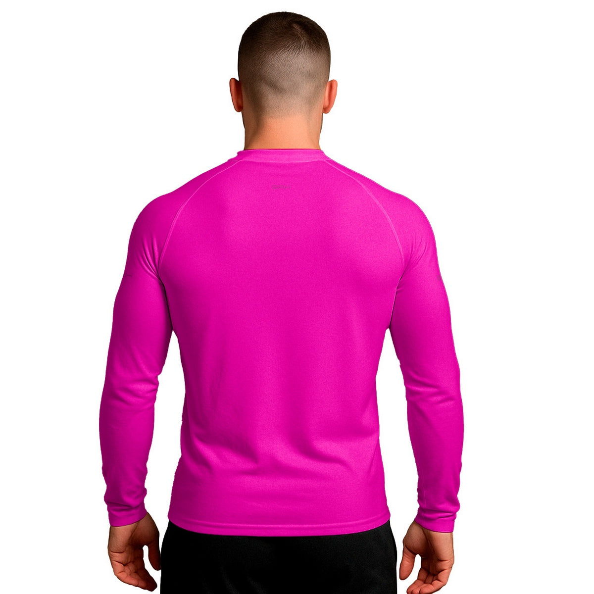 Camisa Segunda Pele Brk Clean Rosa Neon com Proteção UV50