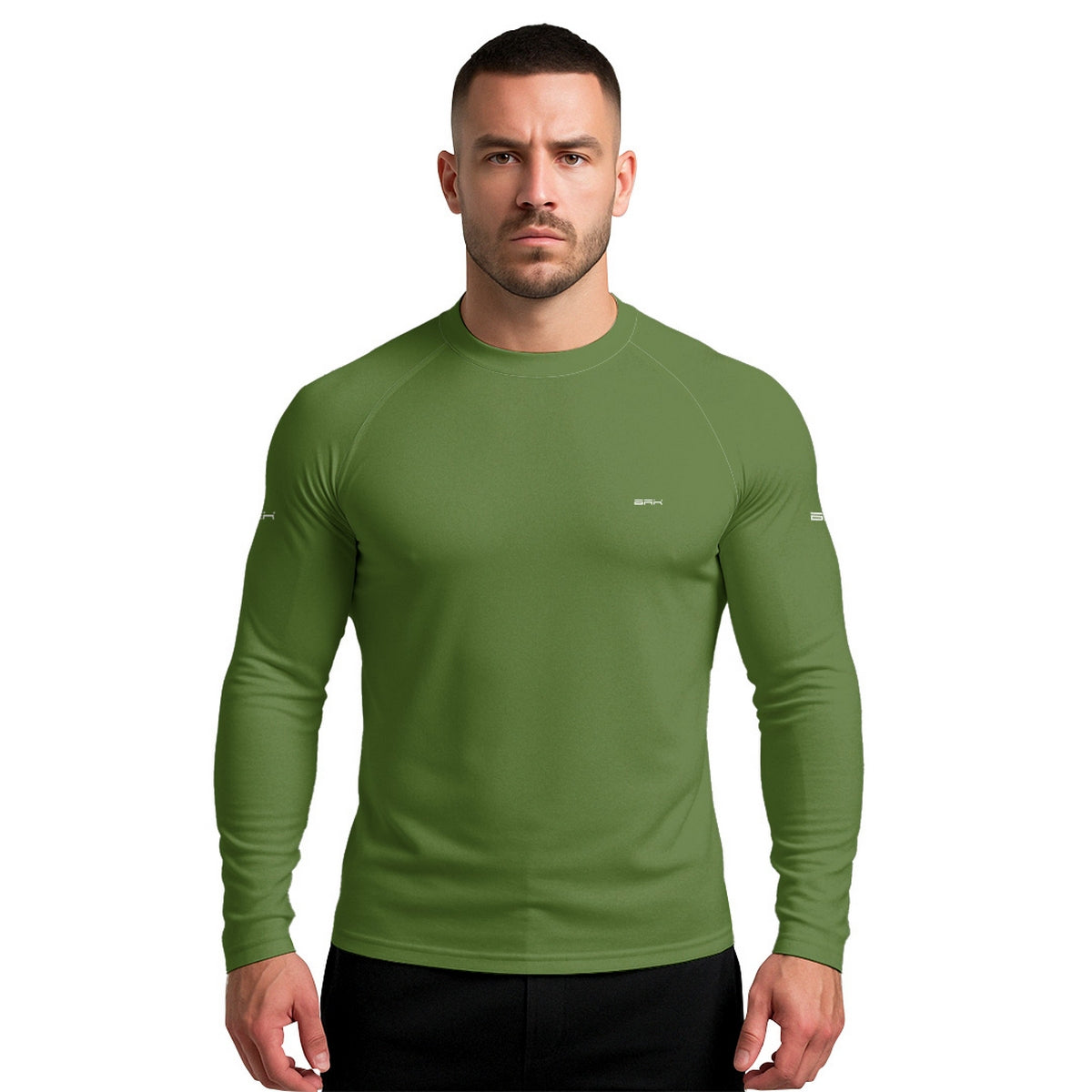 Camisa Segunda Pele Brk Clean Verde Militar com Proteção UV50