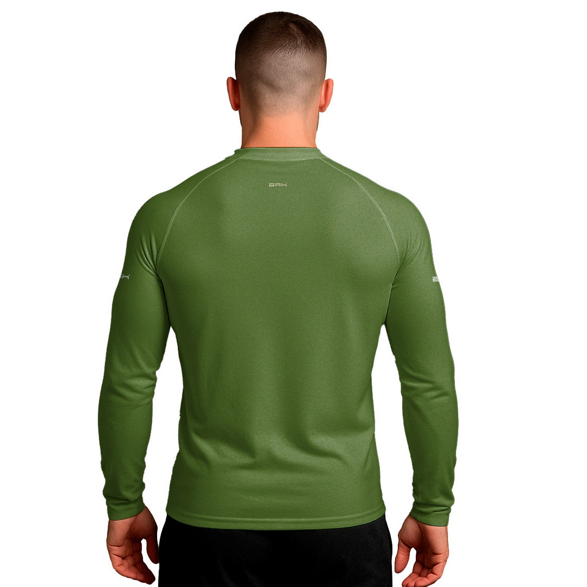 Camisa Segunda Pele Brk Clean Verde Militar com Proteção UV50