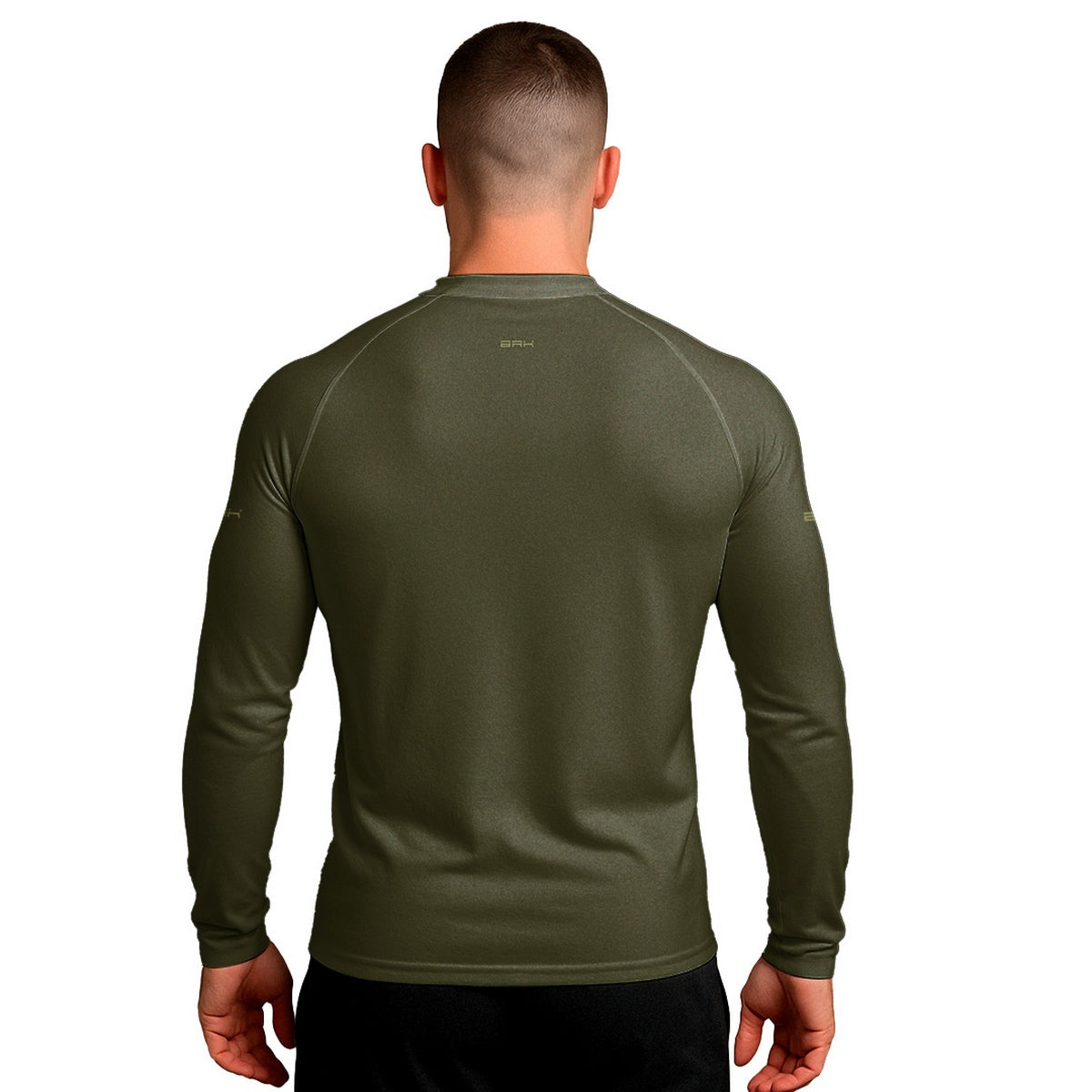 Camisa Segunda Pele Brk Clean Verde Militar Escuro com Proteção UV50