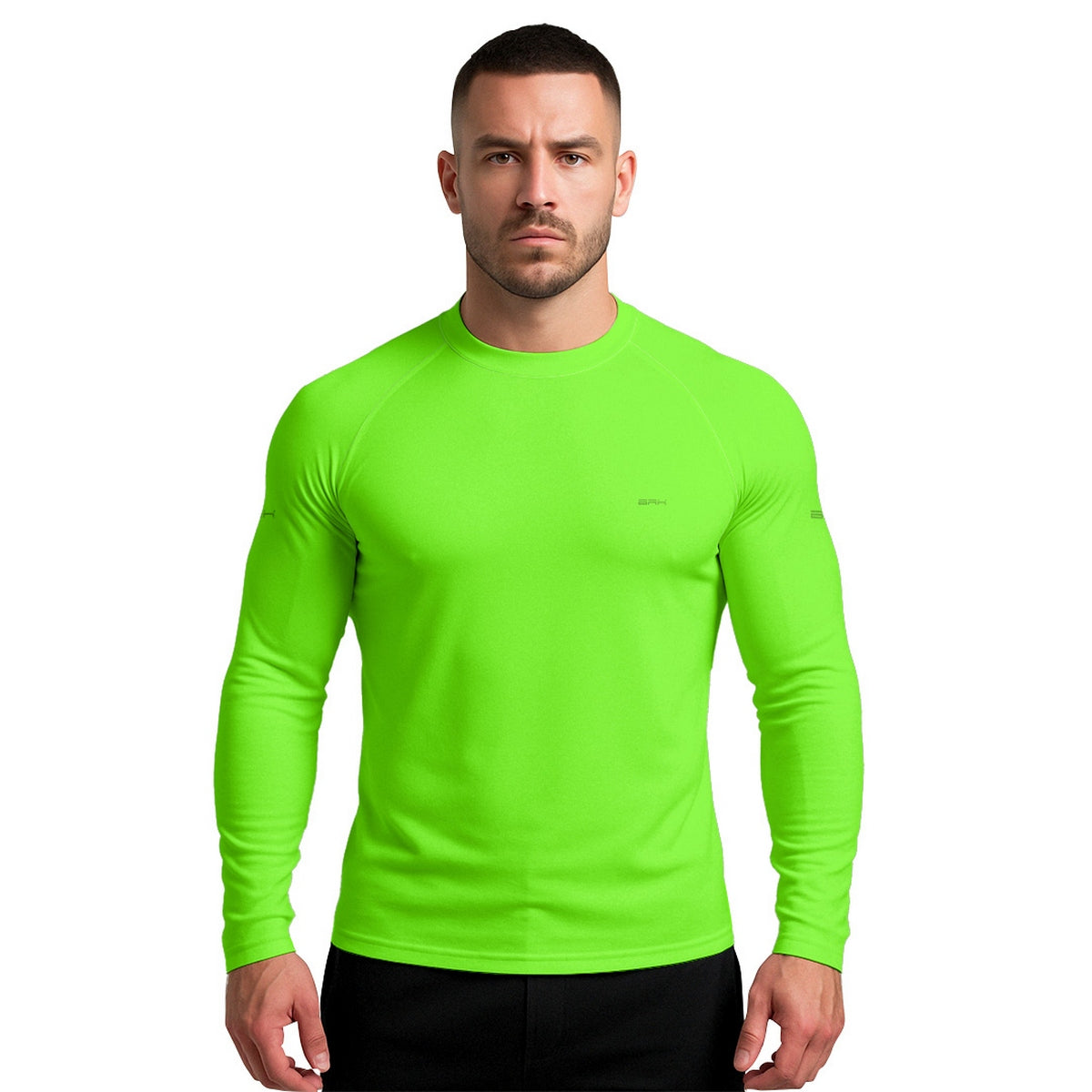 Camisa Segunda Pele Brk Clean Verde Neon com Proteção UV50