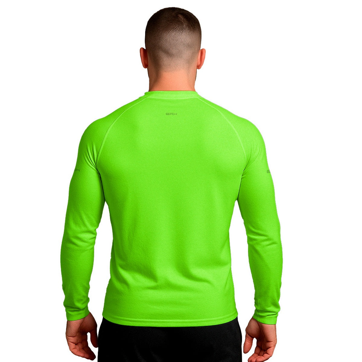 Camisa Segunda Pele Brk Clean Verde Neon com Proteção UV50