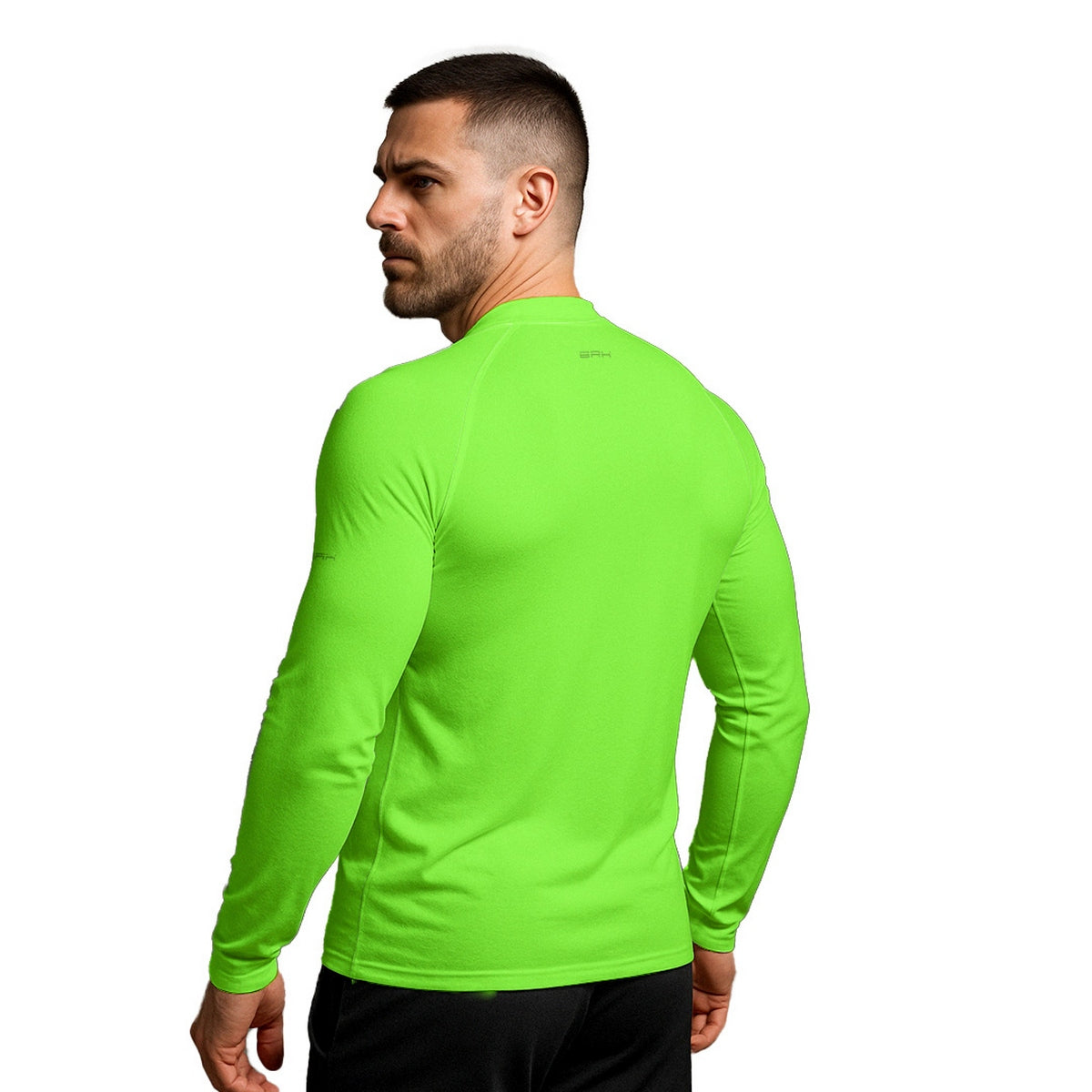 Camisa Segunda Pele Brk Clean Verde Neon com Proteção UV50