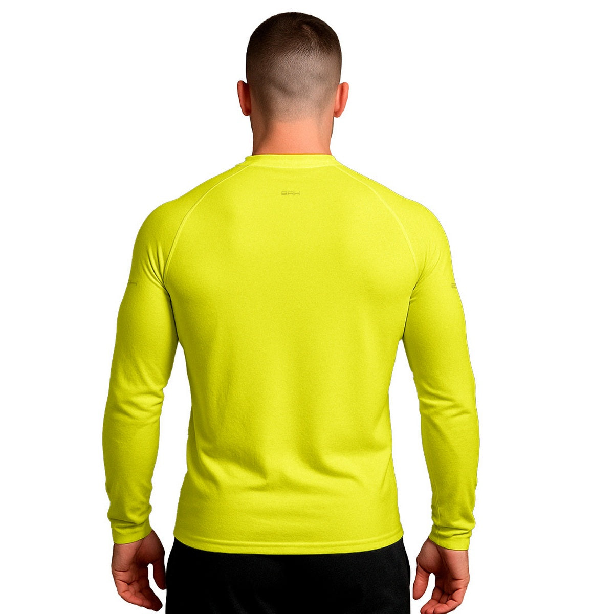 Camisa Segunda Pele Brk Clean Amarelo Neon com Proteção UV50