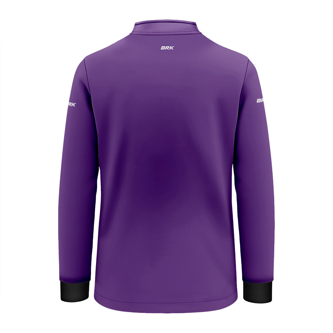 Camisa de Pesca Infantil Brk Básica Roxa com Proteção Solar UV50+