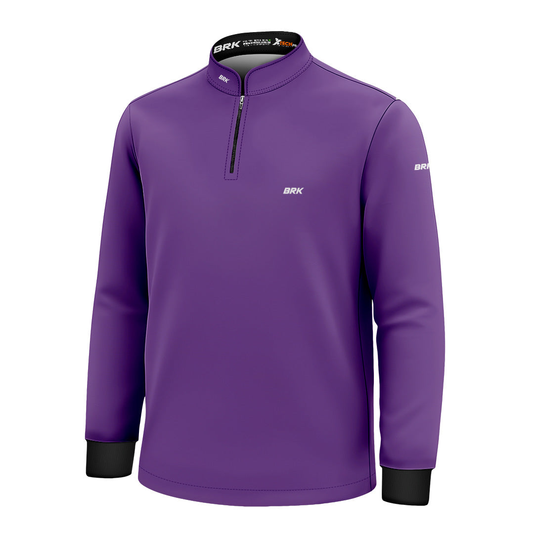 Camisa de Pesca Infantil Brk Básica Roxa com Proteção Solar UV50+