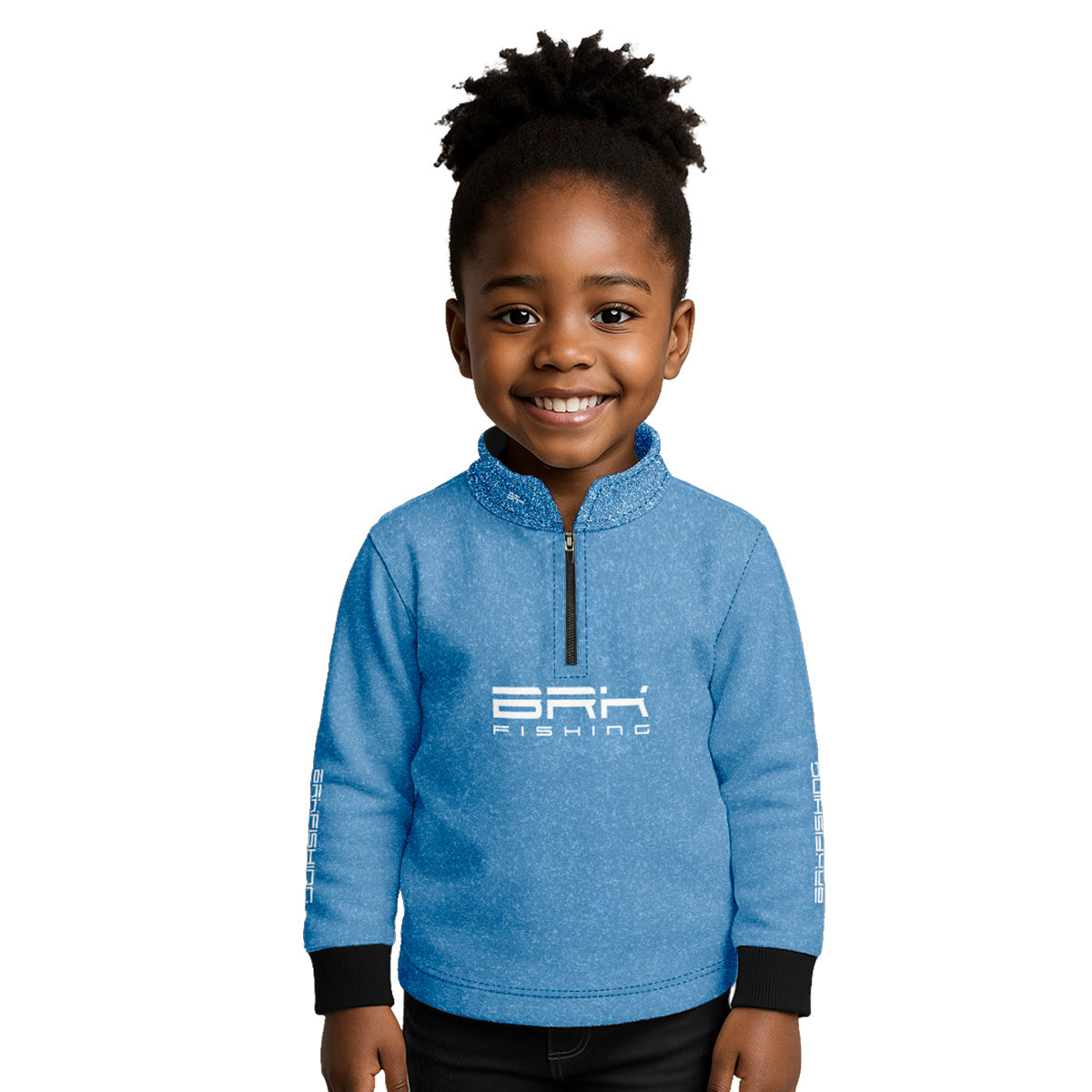 Camisa de Pesca Infantil Brk Select Pursuit Jeansfit com Proteção UV50+