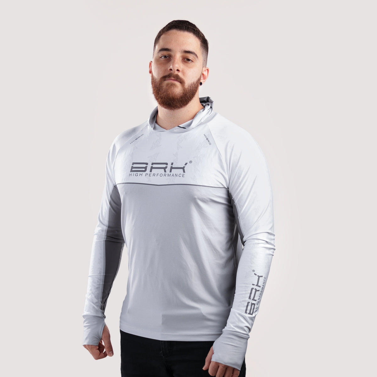 Camisa de Pesca Brk com Capuz Hybrid Maori Vicking com Proteção Solar UV50+