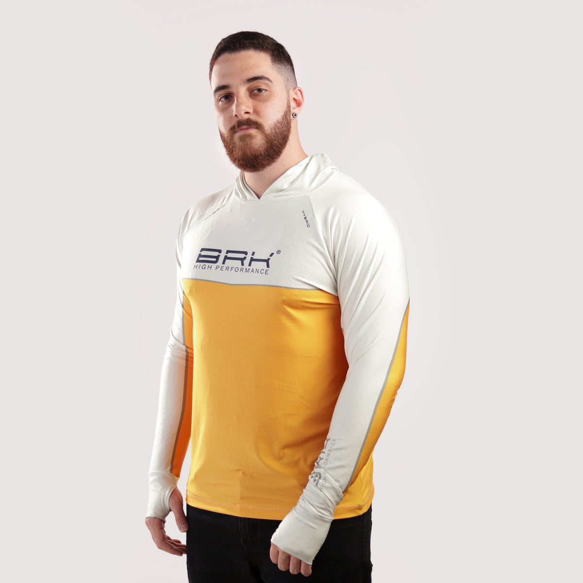 Camisa de Pesca Brk com Capuz Hybrid Off Lure com Proteção Solar UV50+