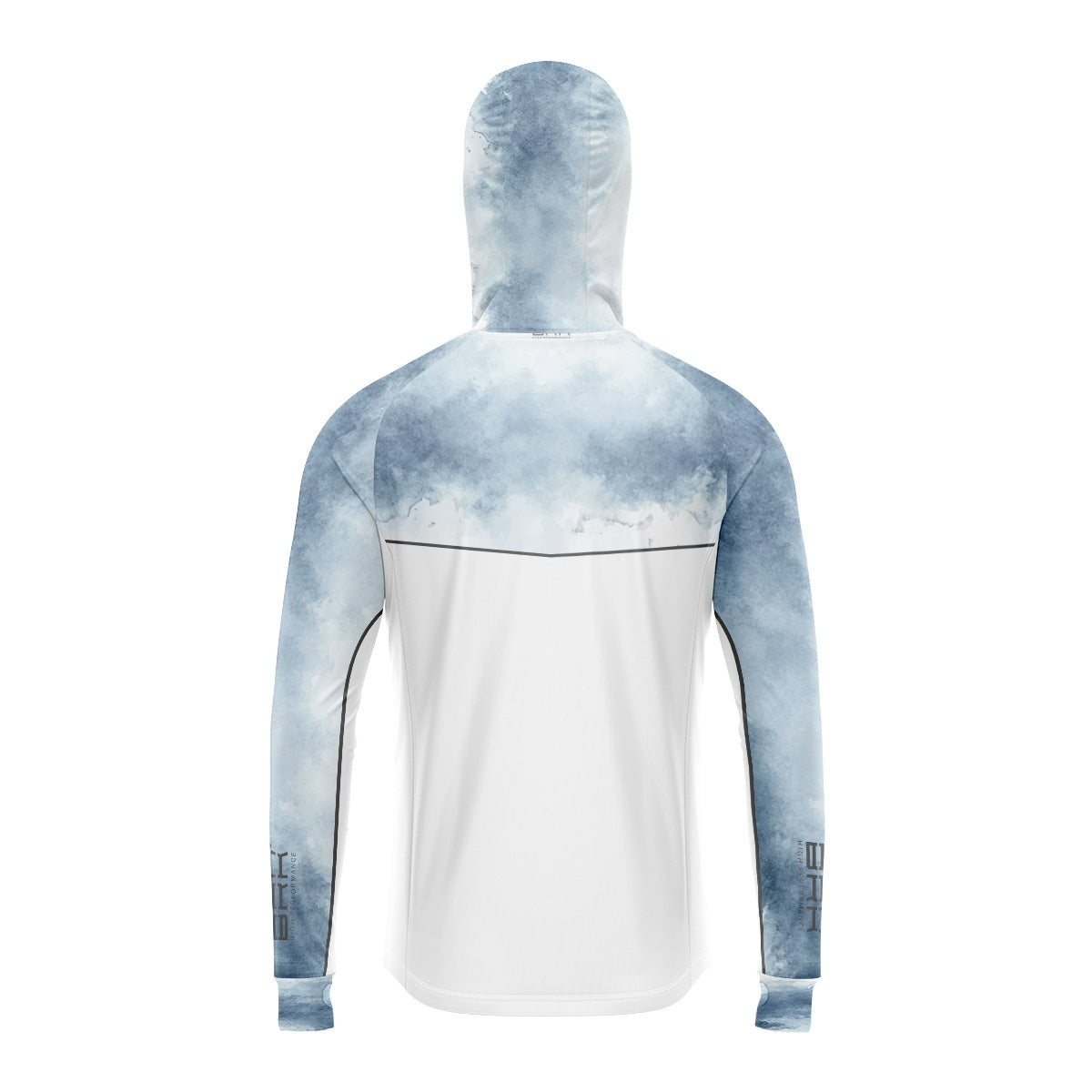 Camisa de Pesca Brk com Capuz Hybrid Snow com Proteção Solar UV50+