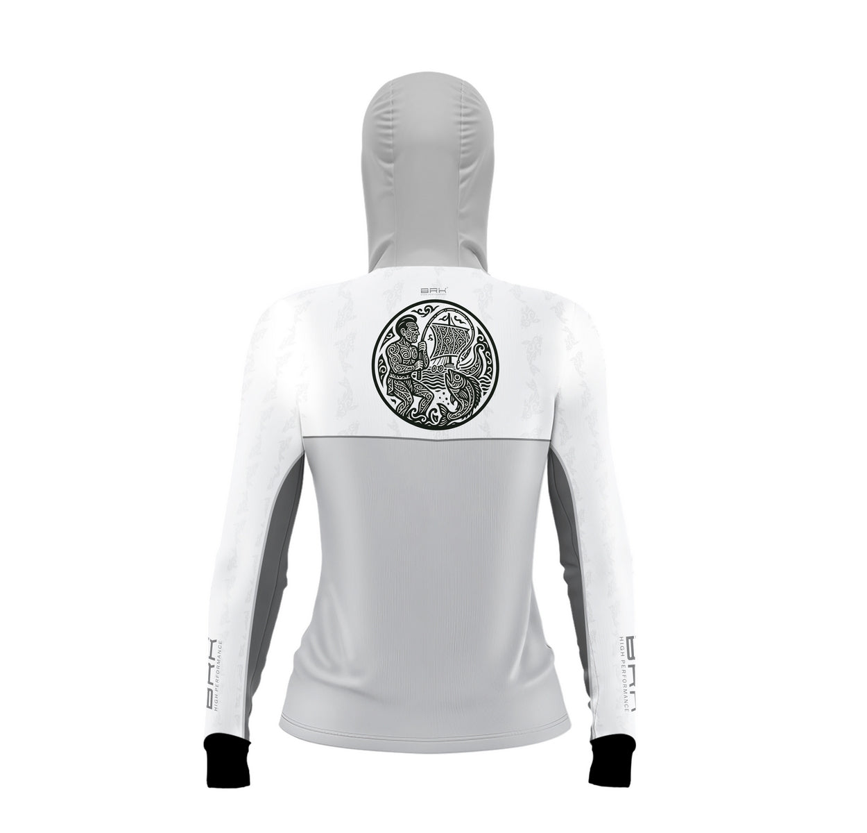 Camisa de Pesca Feminina Brk com Capuz Hybrid Maori Vicking com Proteção Solar UV50+