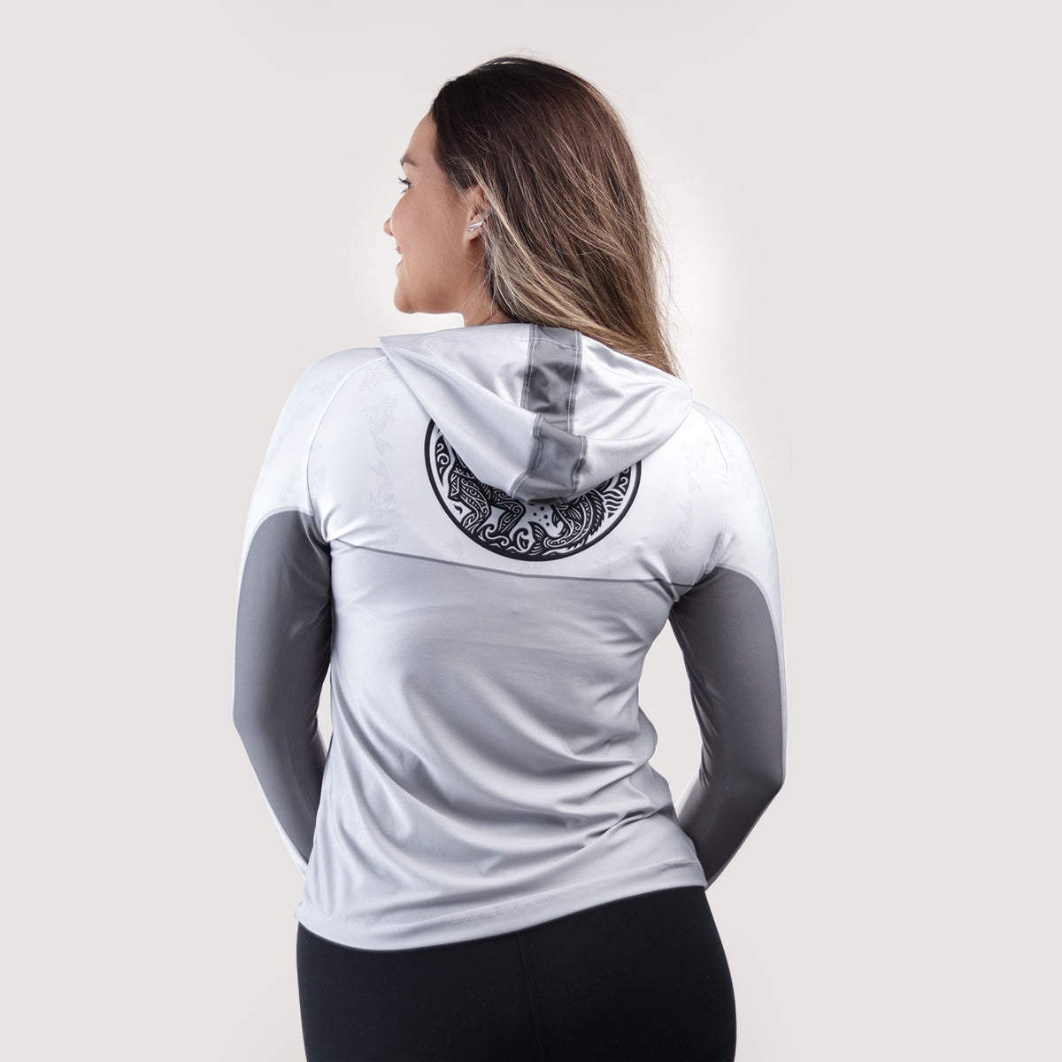 Camisa de Pesca Feminina Brk com Capuz Hybrid Maori Vicking com Proteção Solar UV50+