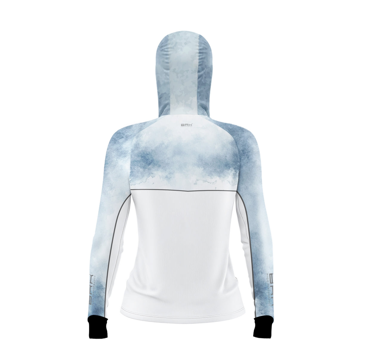 Camisa de Pesca Feminina Brk com Capuz Hybrid Snow com Proteção Solar UV50+