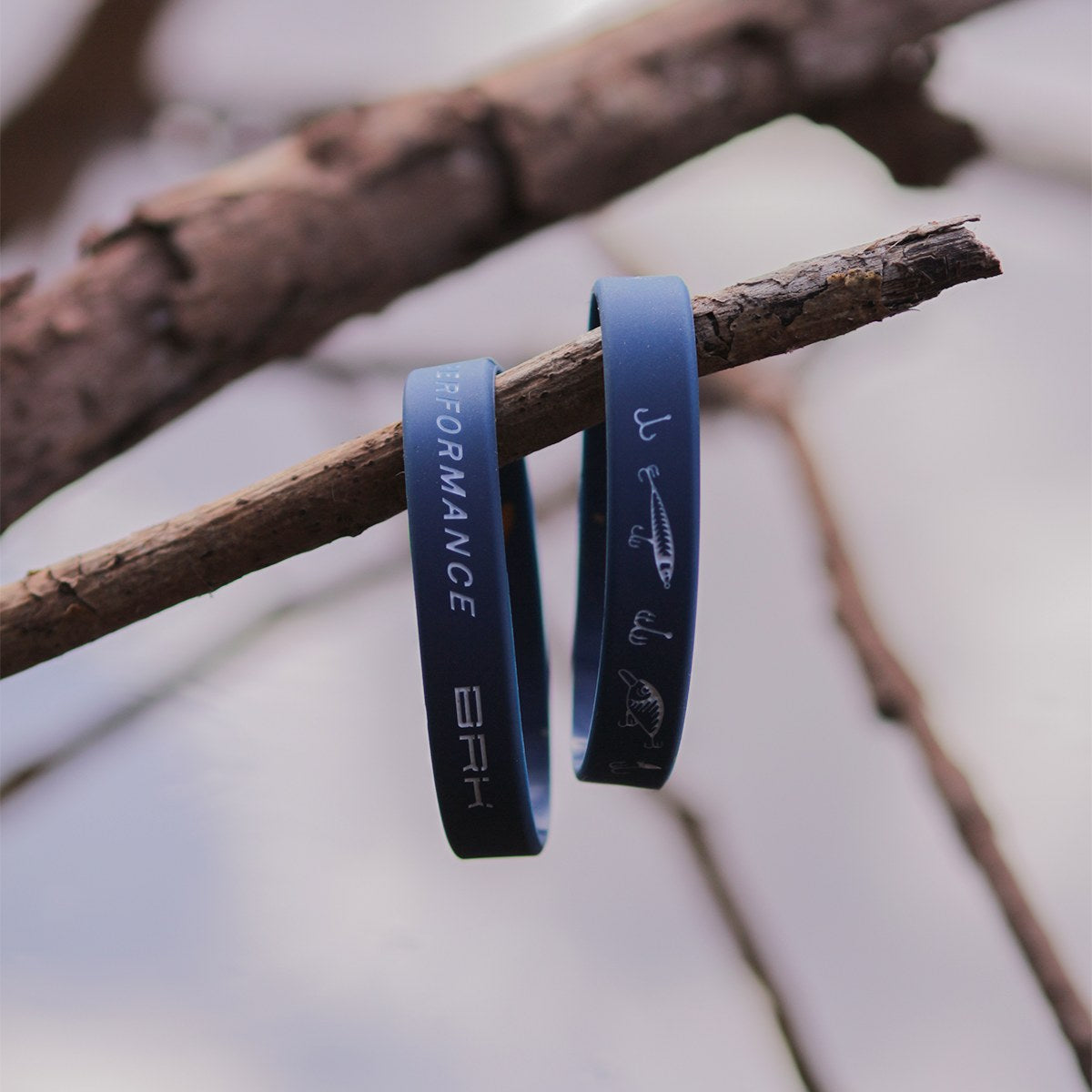 Pulseira de Silicone BRK Fishing High Performance
