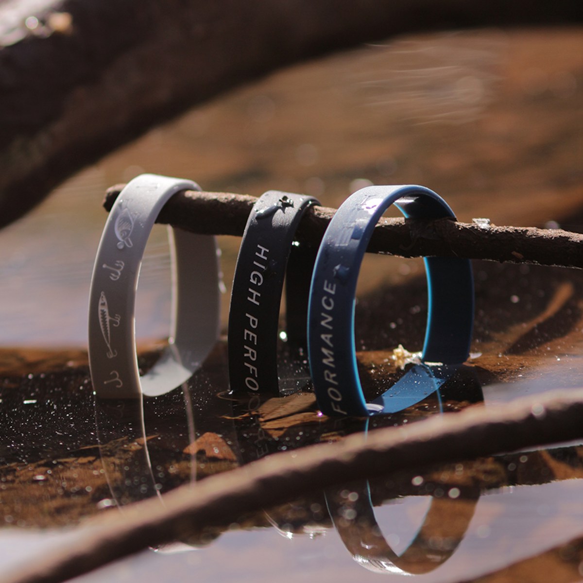 Pulseira de Silicone BRK Fishing High Performance