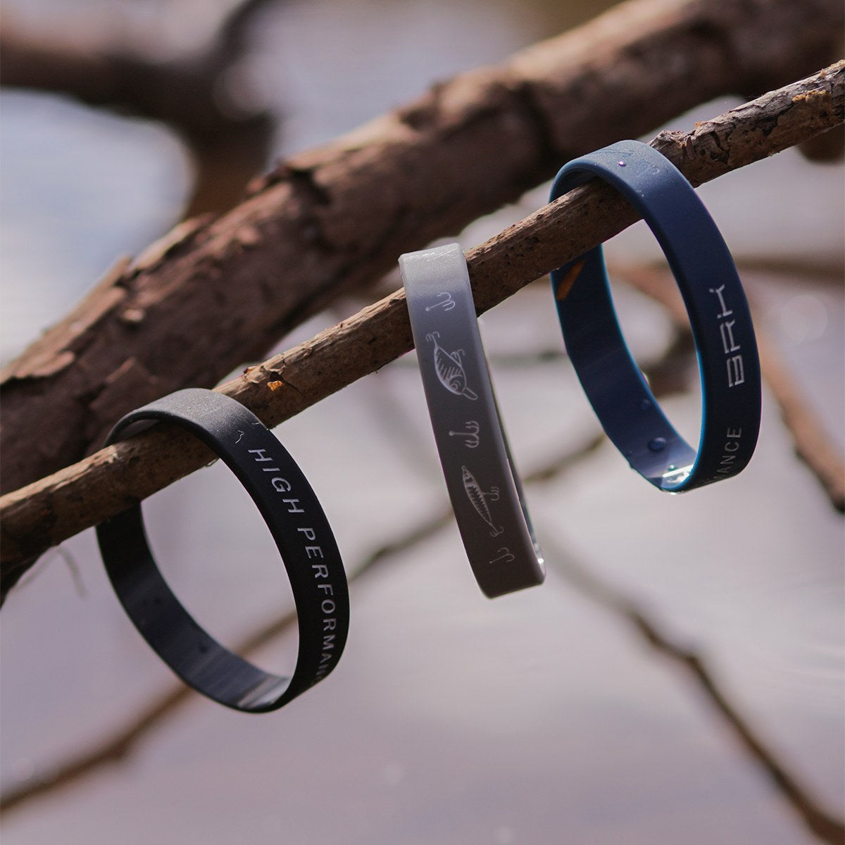 Pulseira de Silicone BRK Fishing High Performance