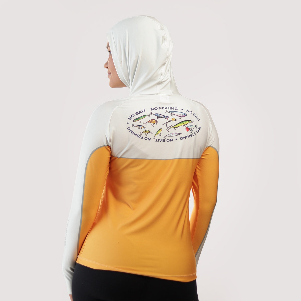 Camisa de Pesca Feminina Brk com Capuz Hybrid Off Lure com Proteção Solar UV50+