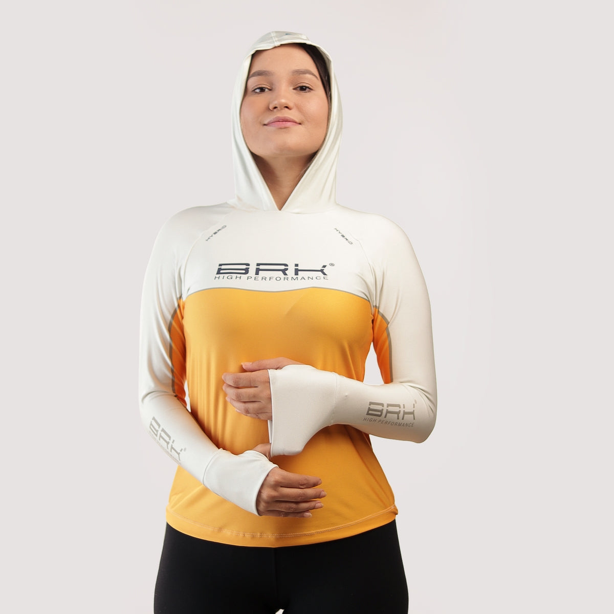 Camisa de Pesca Feminina Brk com Capuz Hybrid Off Lure com Proteção Solar UV50+