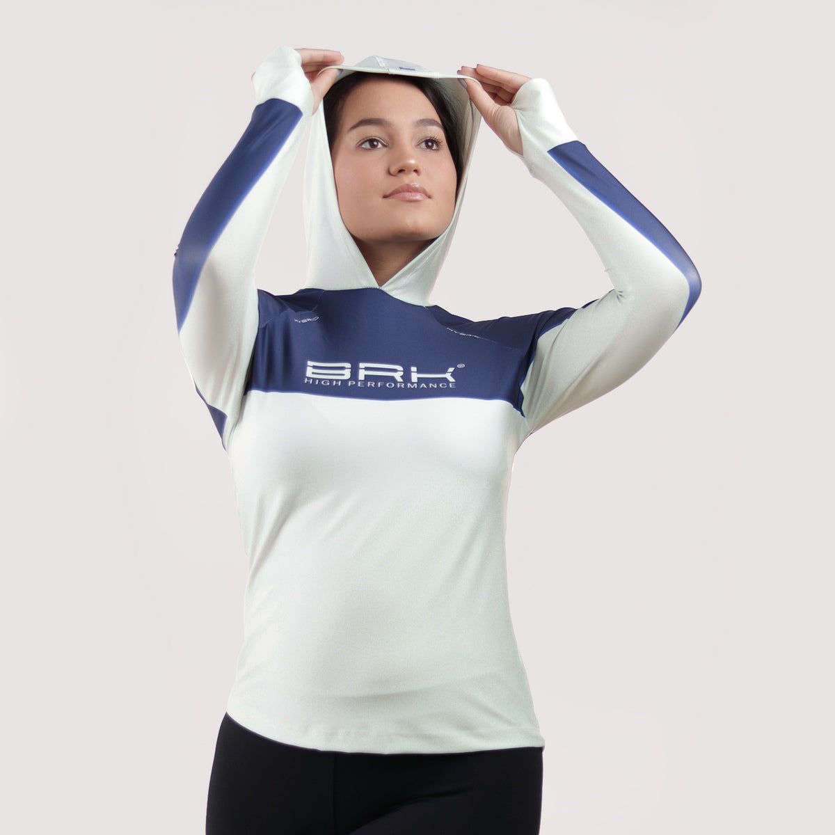 Camisa de Pesca Feminina Brk com Capuz Hybrid Off Shore com Proteção Solar UV50+