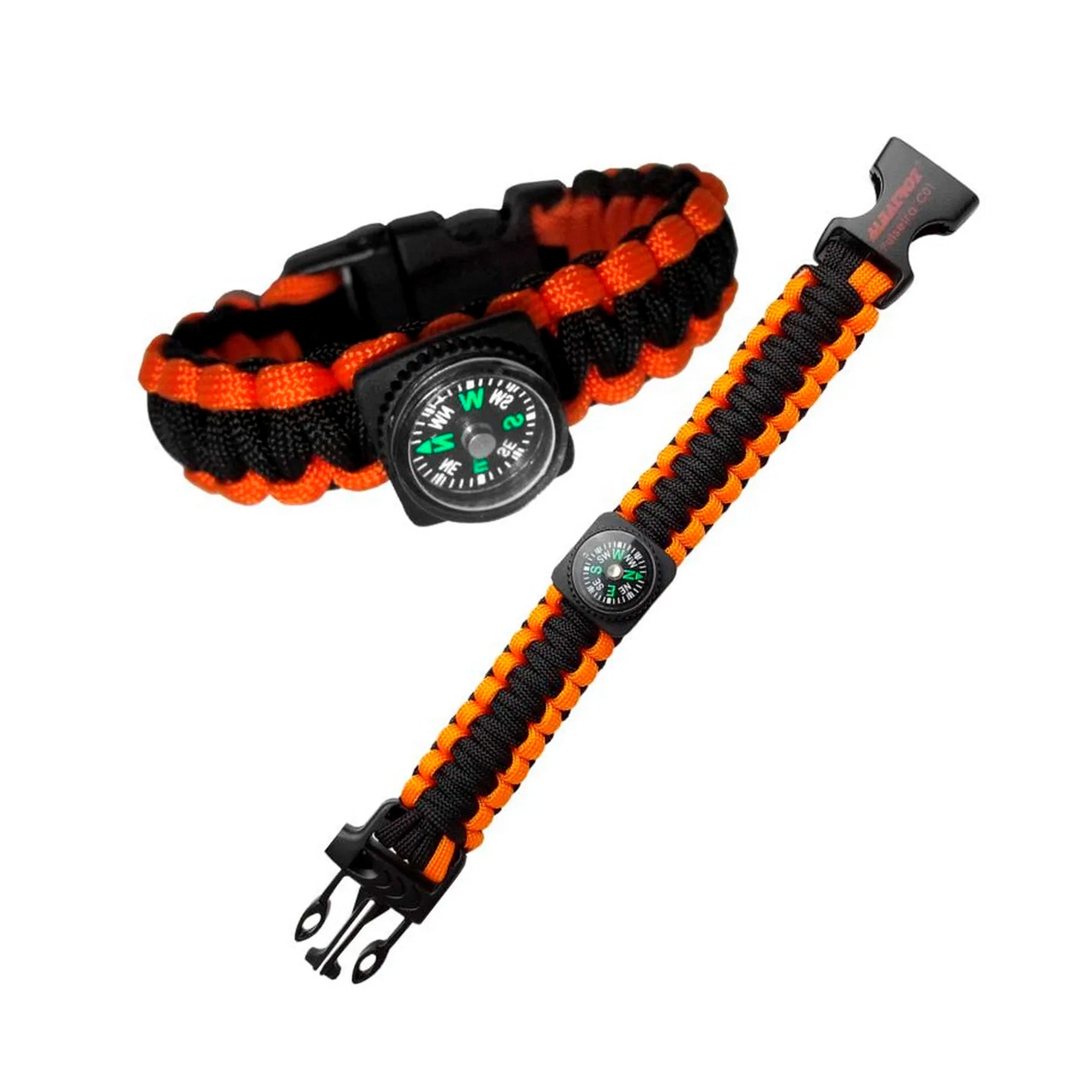 Kit de Pulseiras Paracord com Bússola Albatroz