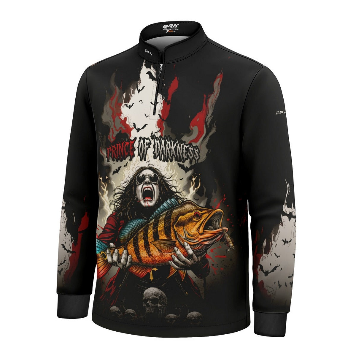 Camisa de Pesca Infantil Brk Ozzy Osbourne com Proteção UV50