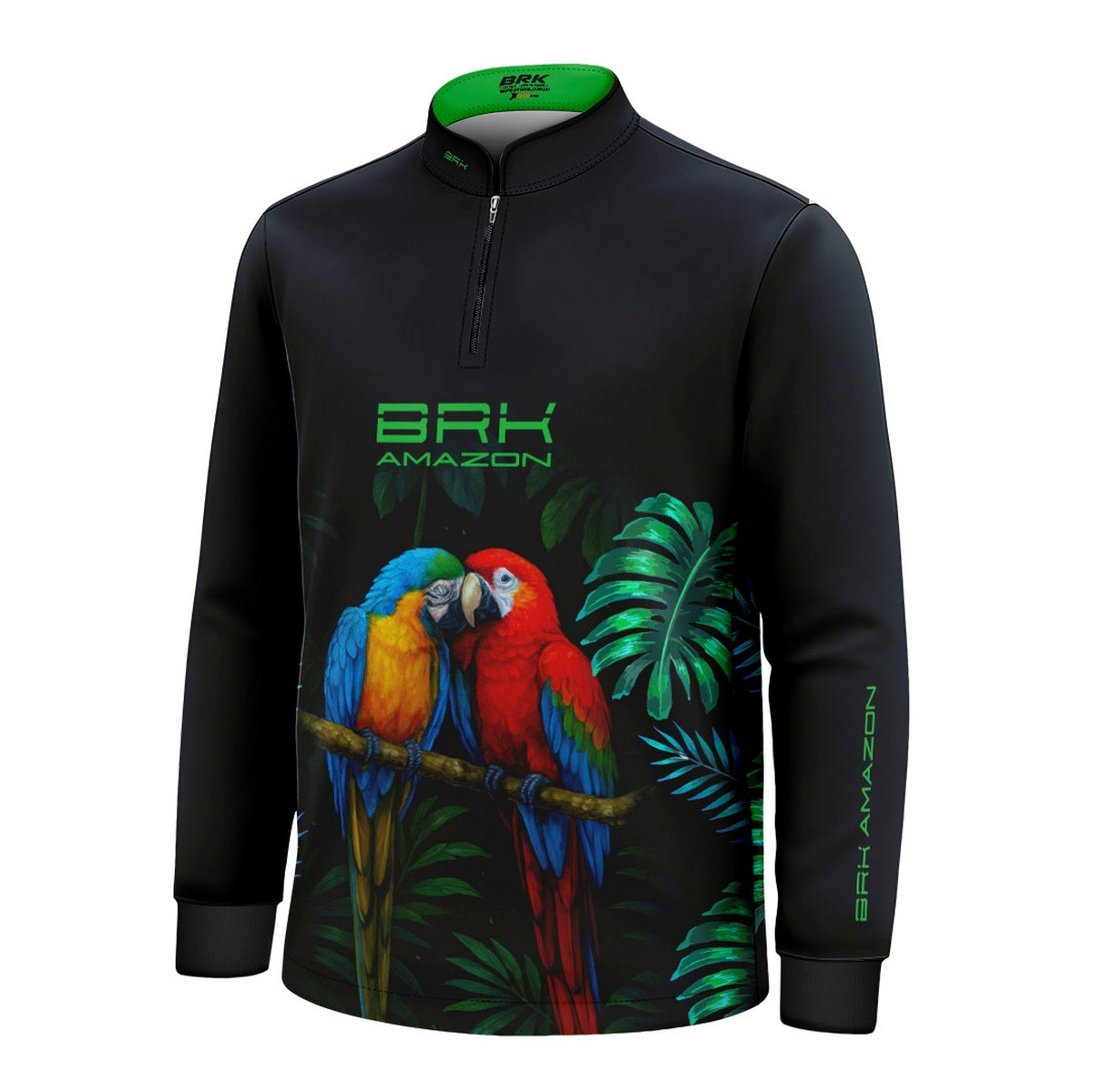 Camisa de Pesca Infantil Brk Amazon Casal de Araras com Proteção UV50