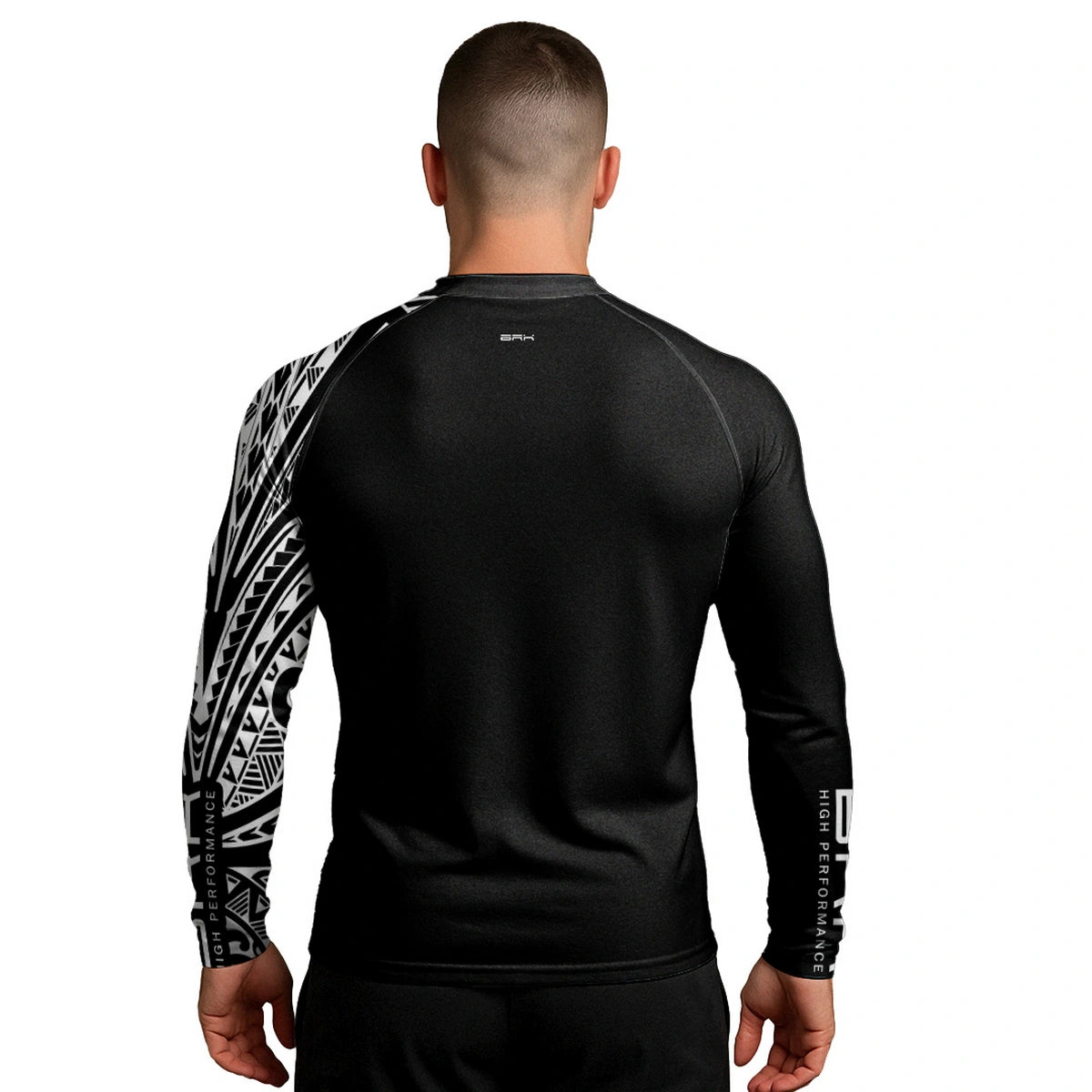 Camisa UV50 Segunda Pele Brk Maori Preto e Branco
