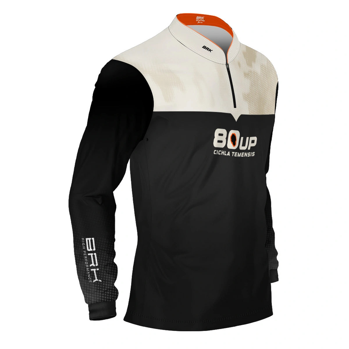 Camisa de Pesca Brk 80UP Branca com Proteção UV50