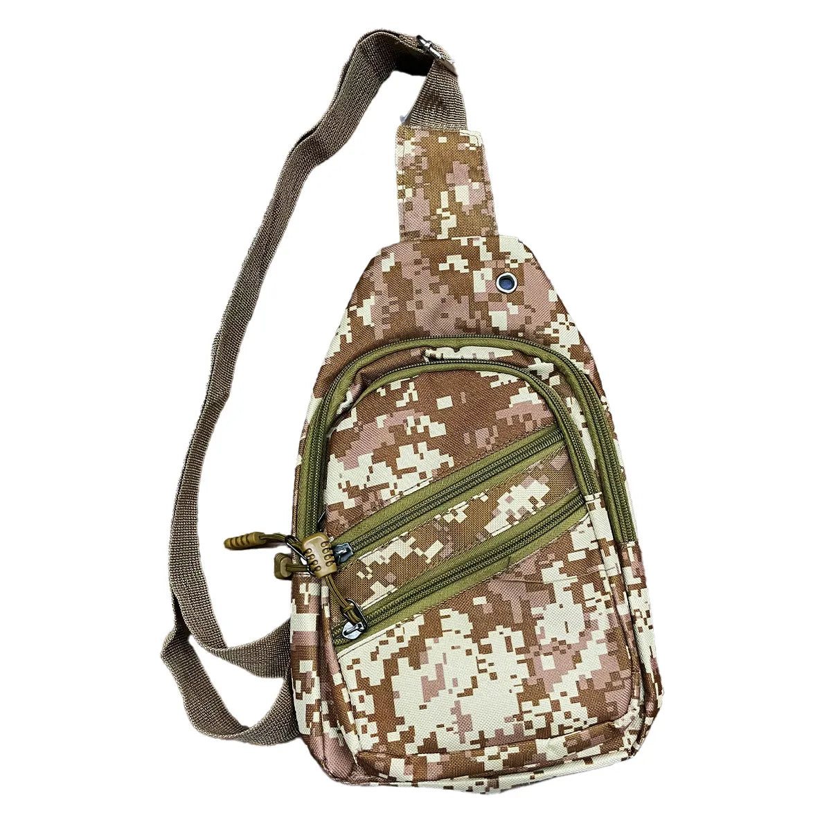 Bolsa Shoulder Pochete Camuflada 4 Zíper