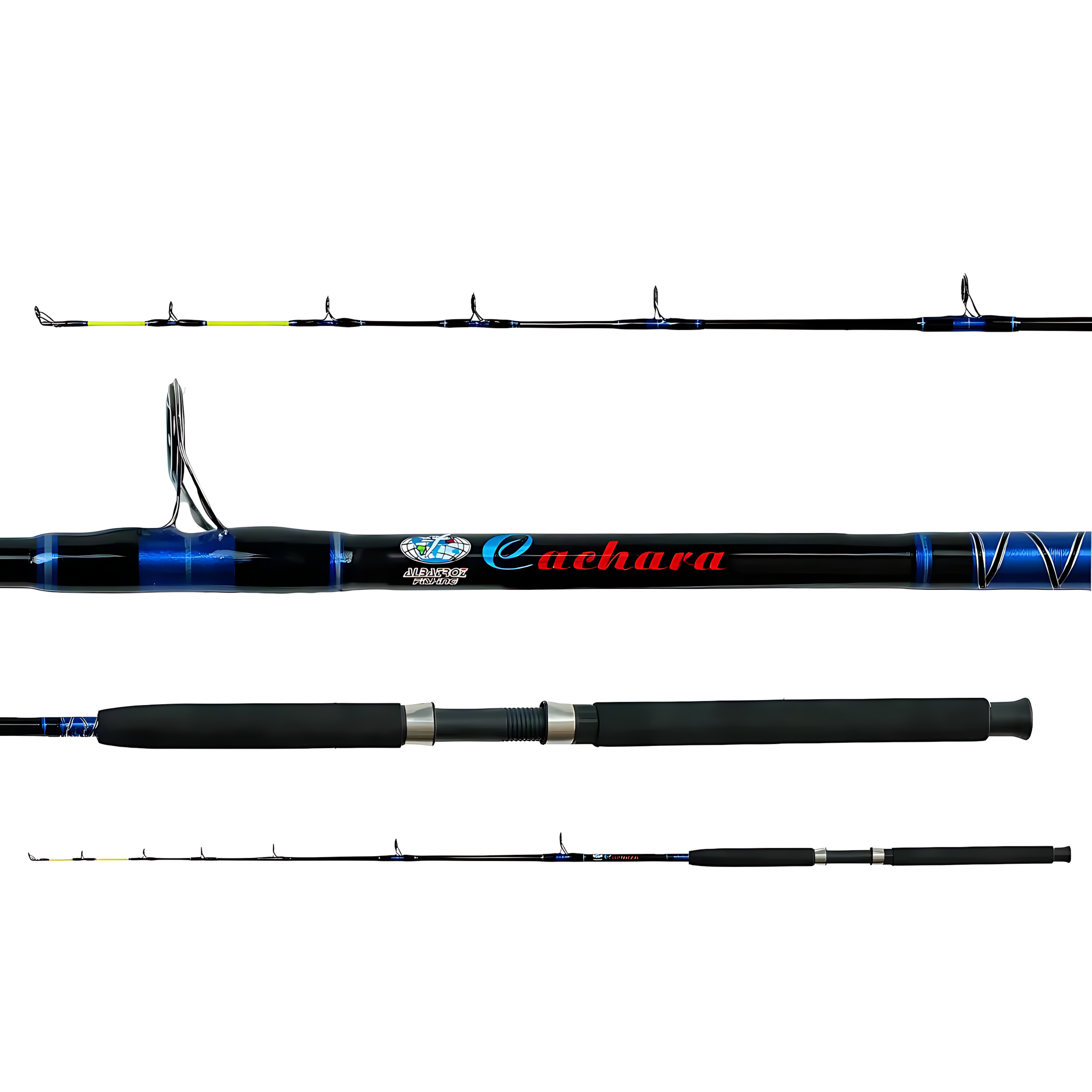 Vara de Pesca Albatroz Cachara 1801 50lbs 1,80m - Molinete (Inteiriça)