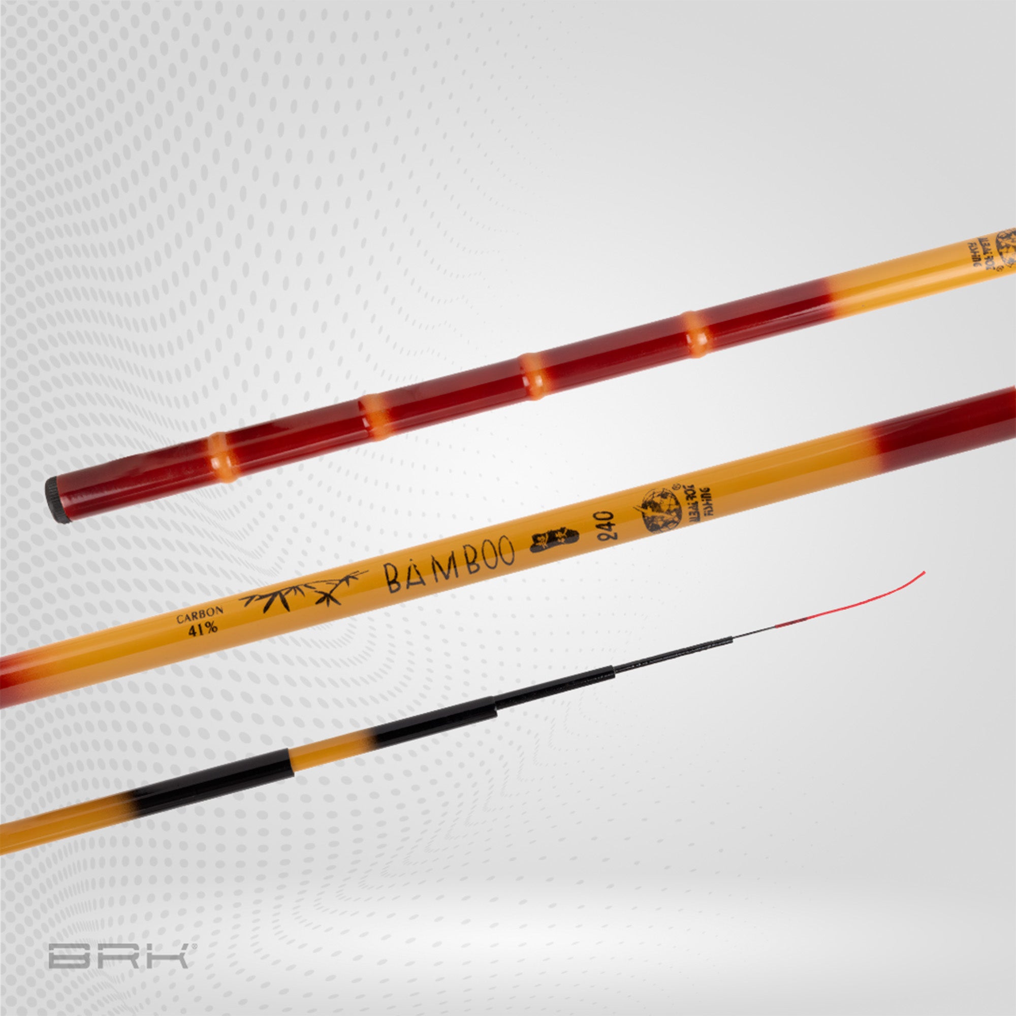 Vara de Pesca Albatroz Telescópica Bamboo 300 3m - Mão (6 partes)