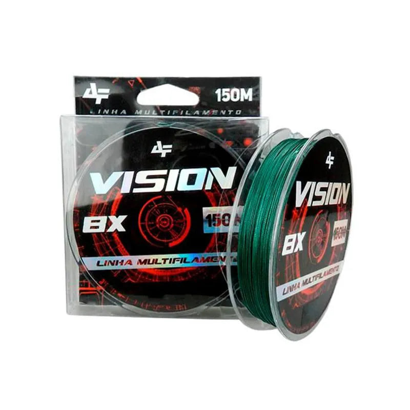 Linha de Pesca Vision X8 150m Dark Green