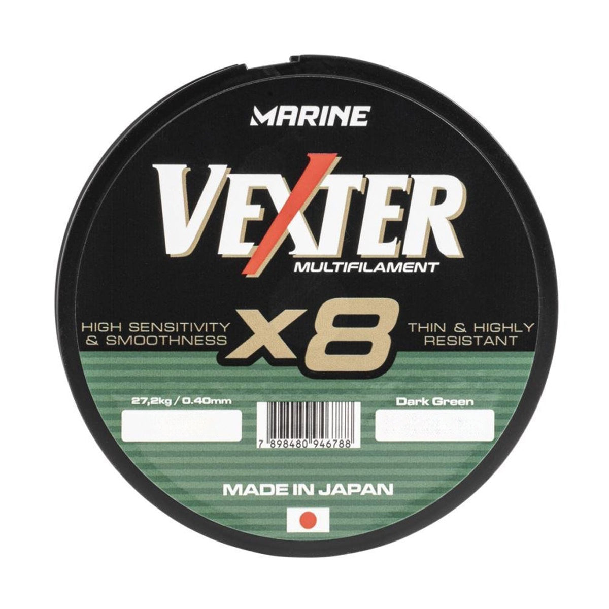 Linha de Pesca Marine Sports Vexter X8 Mult - Verde