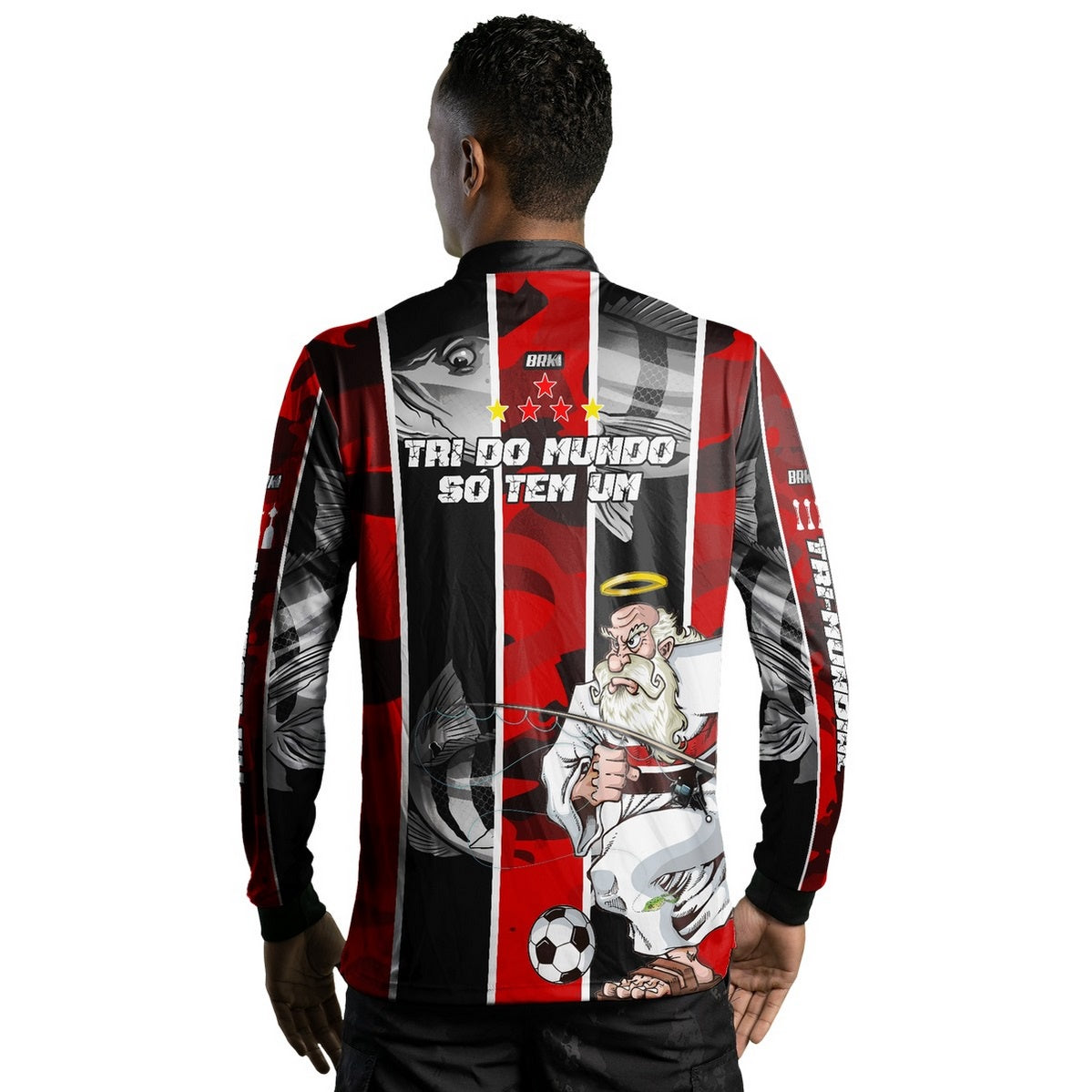 Camisa de Pesca Brk Tucunaré Futebol 93 com Proteção Solar UV50+