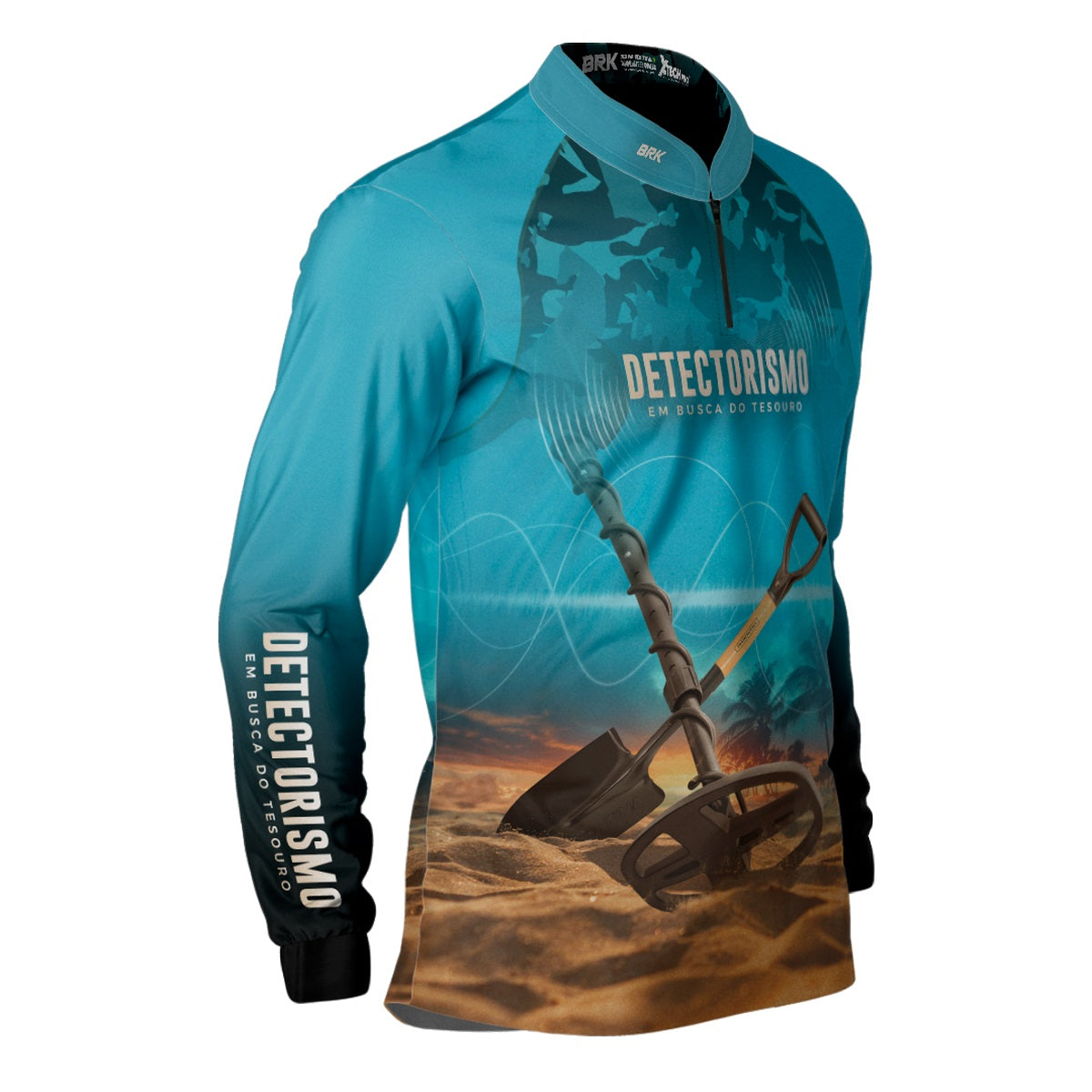 Camisa Brk Profissões Detectorismo Clara com UV50+