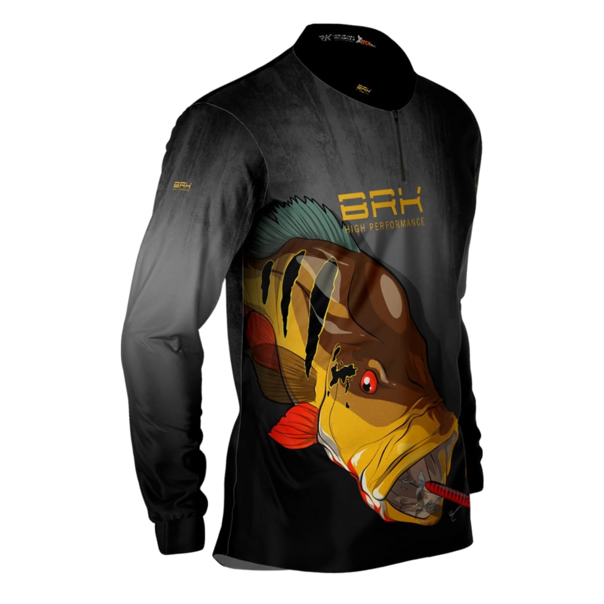Camisa de Pesca Brk Tucunaré Açu High Performance com UV50+