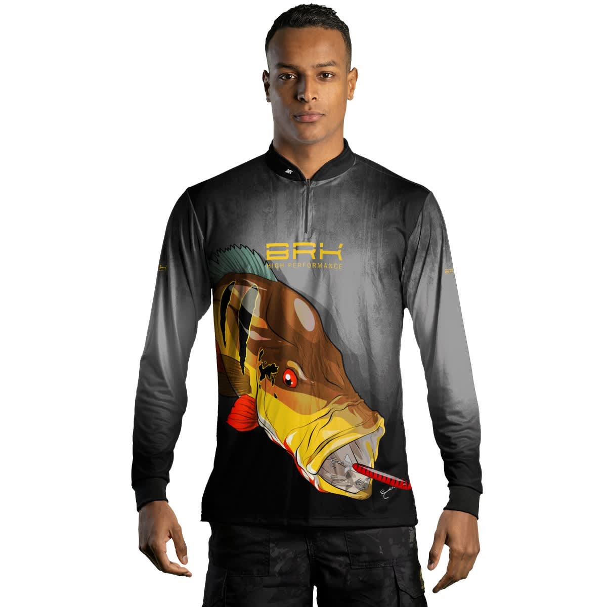 Camisa de Pesca Brk Tucunaré Açu High Performance com UV50+