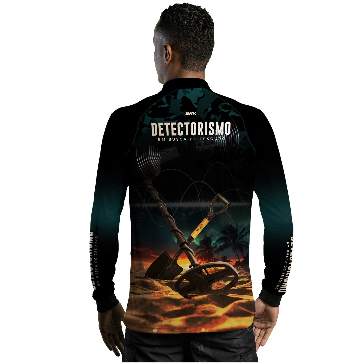 Camisa Brk Profissões Detectorismo com UV50+
