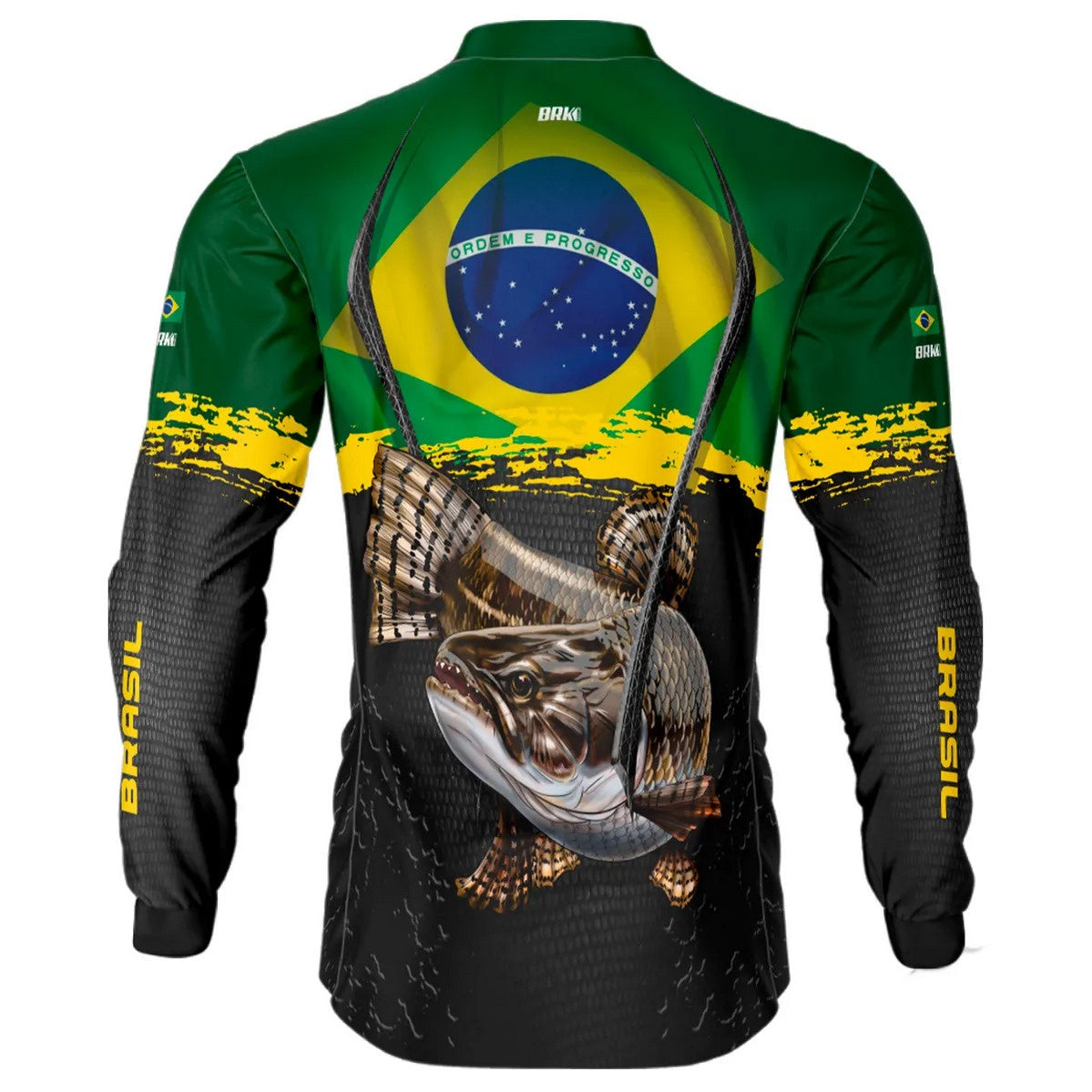Camisa Brk Traíra Brasil Proteção Solar UV50+