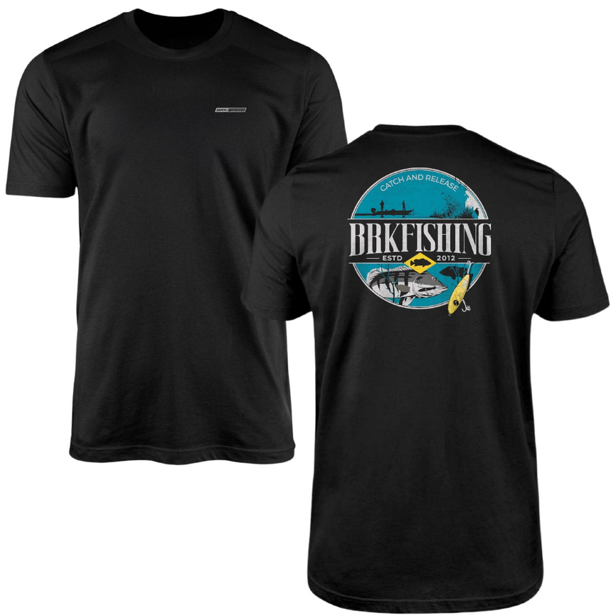 Camiseta Fishing Brk Catch And Release com Algodão Premium