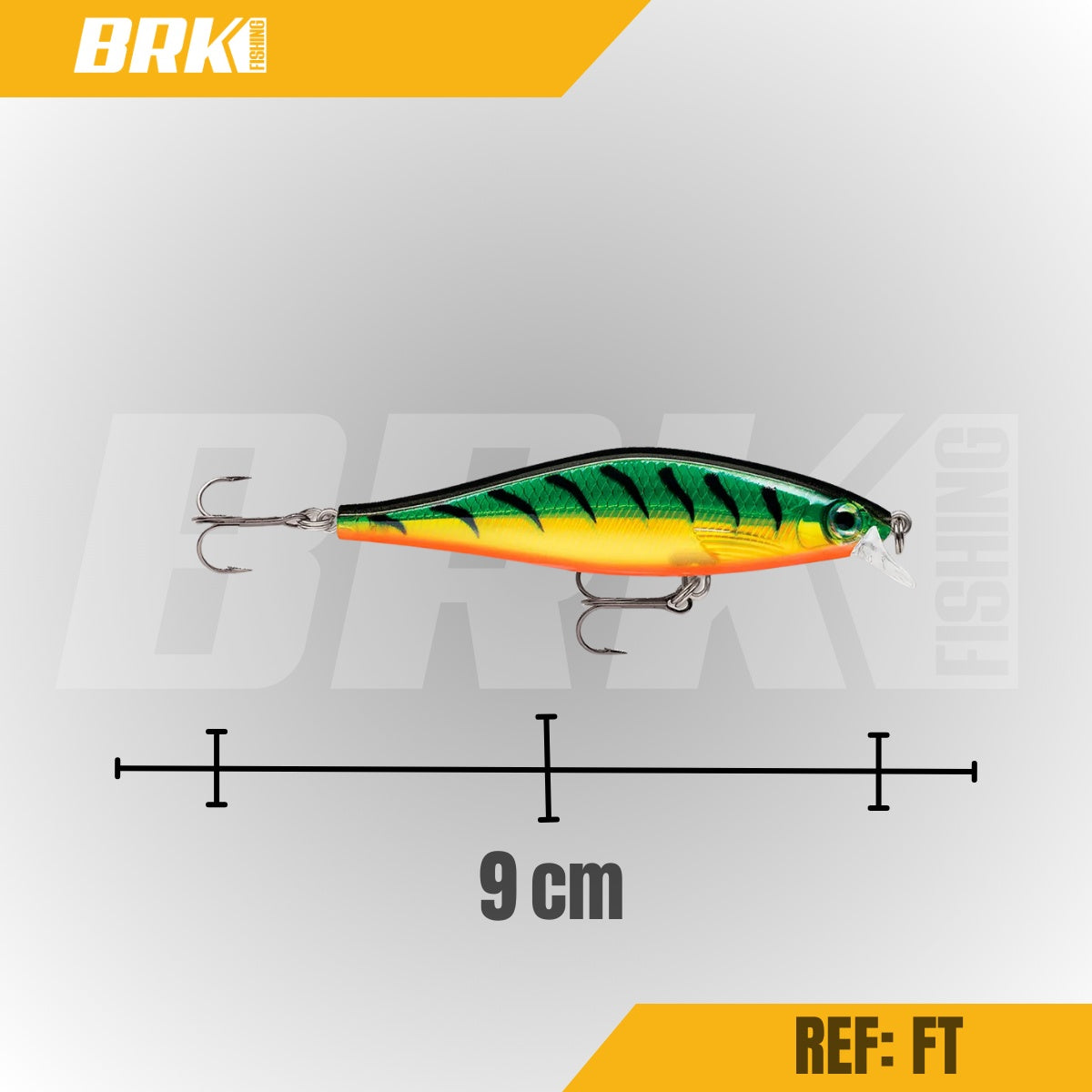 Isca Artificial Rapala Shadow Rap Shad Meia-Água
