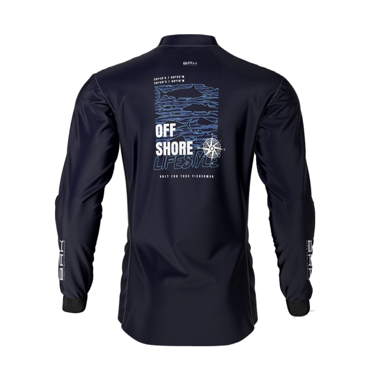 Camisa de Pesca Brk Offshore Lifestyle com Proteção Solar UV50+