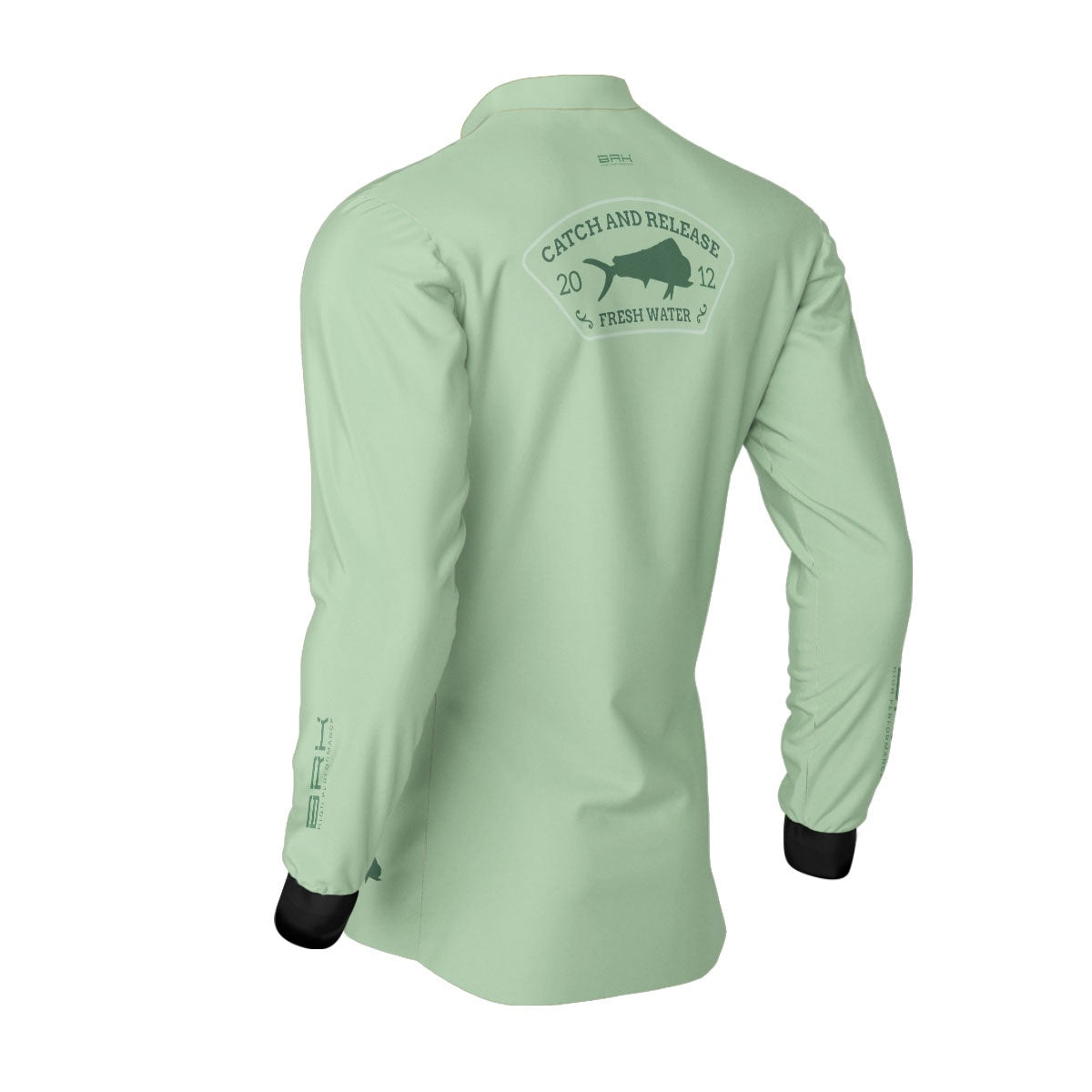 Camisa de Pesca Brk Catch and Release Dourado com Proteção Solar UV50+