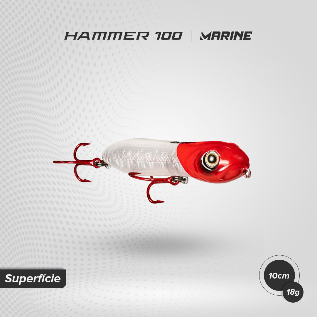 Isca Artificial Marine Sports Hammer 100 Superfície