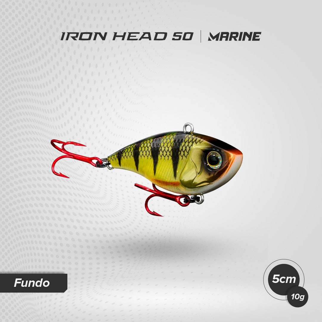 Isca Artificial Marine Sports Iron Head 50 Fundo