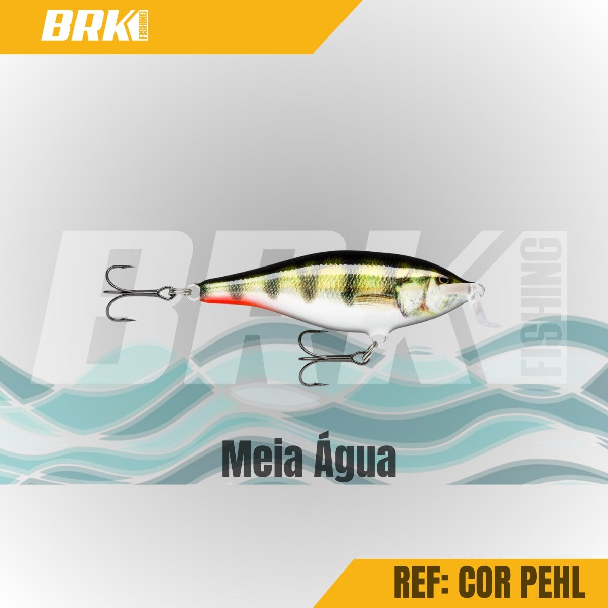 Isca Artificial Rapala Shallow Shad Rap Meia-Água