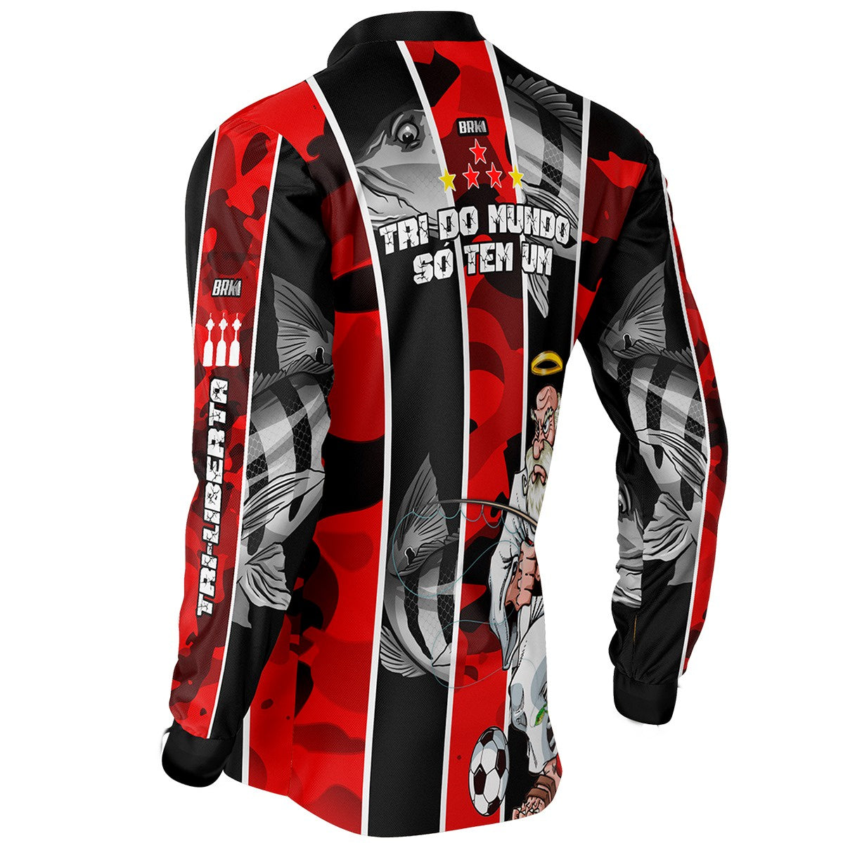 Camisa de Pesca Brk Tucunaré Futebol 93 com Proteção Solar UV50+