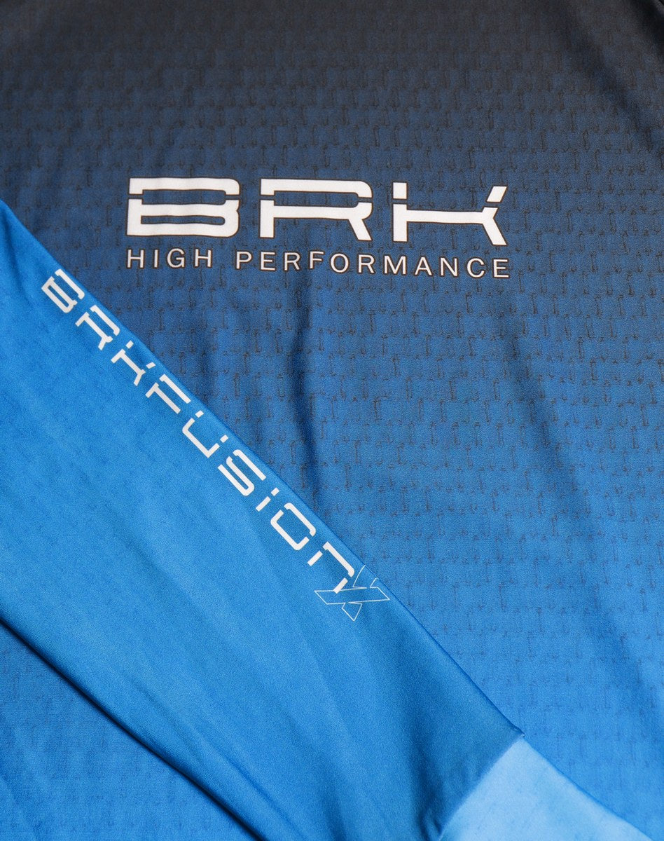 Camisa FusionX Brk Clean Azul Escuro com Capuz e Proteção UV50+