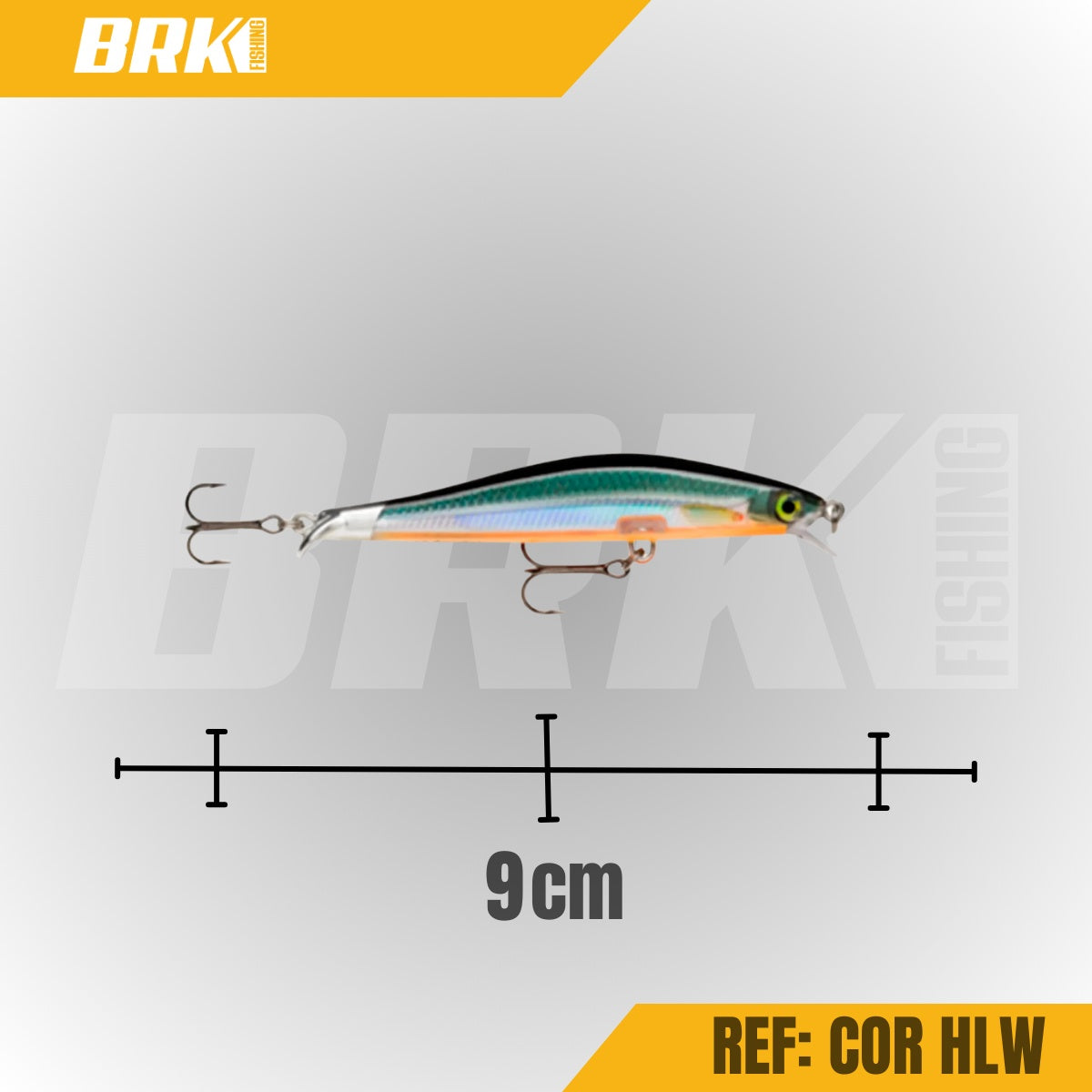 Isca Artificial Rapala RipStop Meia-Água