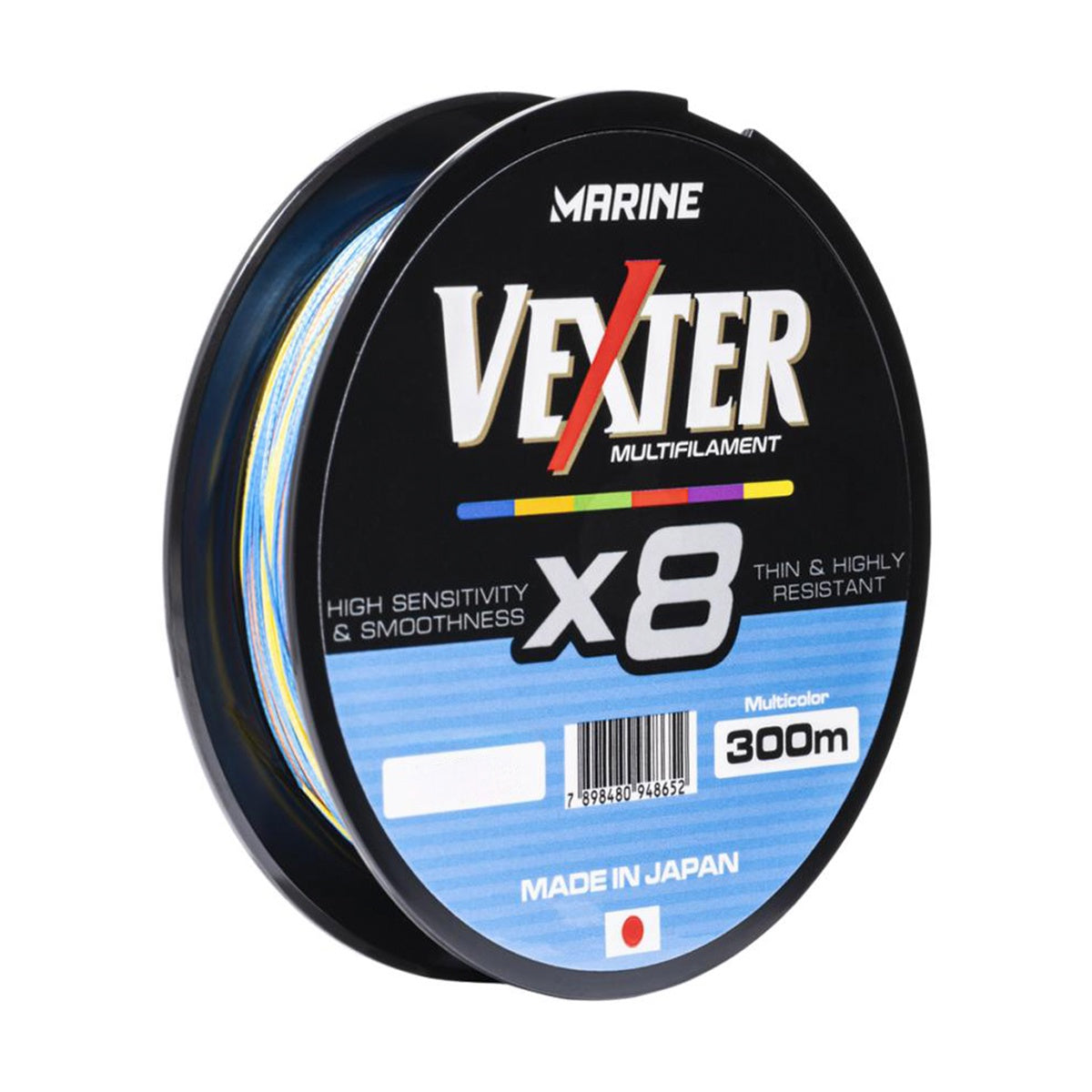 Linha Vexter X8 Multicolor 300m - Marine Sports